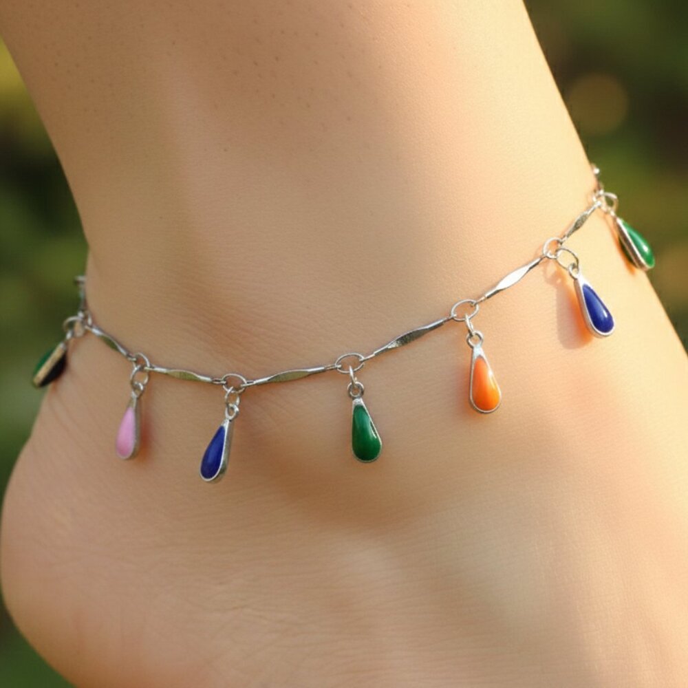 "Elegant Handmade Anklet – Delicate Jewelry for Women, MAR092006 - Picture 5 of 5